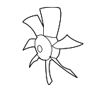 1999-2008 Toyota - Fan Blade