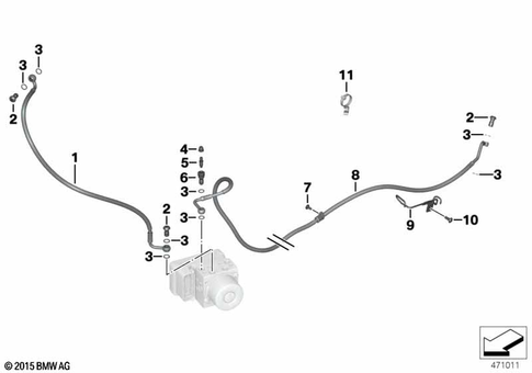 Brake Lines for 2011 BMW-Motorrad C 650 GT #0