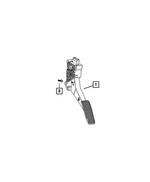 68546964AB - Fuel and Accelerator Pedal: Accelerator Pedal for Mopar Image