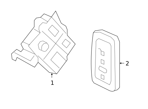 Keyless Entry Components for 2007 Ford Expedition #0