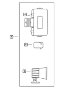 4886261AA - Mopar Accessories - Component Parts: Shock Sensor for Mopar Image