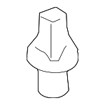 8E0837485C - Body: Door Weather-strip Clip for Audi: R8 Image