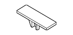 871143K000 - Body: Lift Gate Glass Stopper for Hyundai Image
