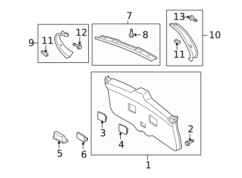 Interior Trim for 2011 Scion xD #0