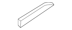 8W6853604DPUZ - Body: Door Molding for Audi Image