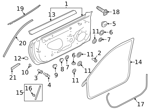 Door & Components for 2018 Audi RS5 #0