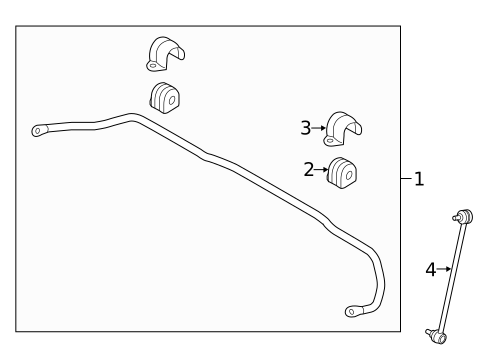 Stabilizer Bar & Components for 2014 Kia Cadenza #0