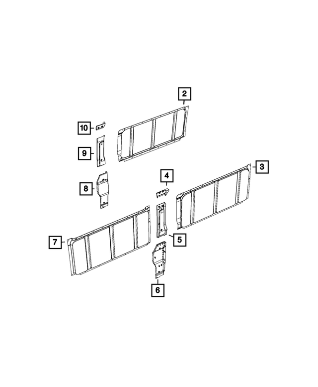 5RN92LXEAA - : Side Trim Panel for Mopar Image