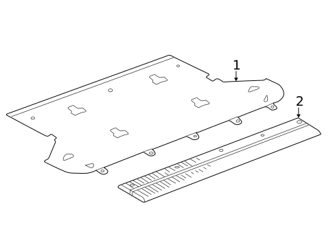 Interior Trim - Rear Body for 2007 Lexus LX470 #0