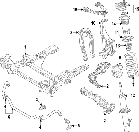 Suspension Components for 2025 Mazda CX-90 #2