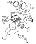 68164681AC - Electrical: Headlamp Wiring for Jeep: Wrangler Image
