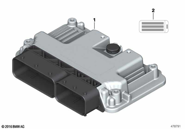 13618409975 - : Notice Plate, Engine-Management Ecu for BMW-Motorrad Image