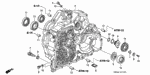 21101RG0A00 - Transmission - Automatic: PLATE, BEARING SETTING for Honda Image