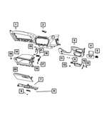 6101946 - Interior Trim: Tapping Hex Head Screw for Chrysler: 200, 300, 300M, Aspen, Concorde, Pacifica, PT Cruiser, Sebring, Voyager | Dodge: Avenger, Caliber, Challenger, Charger, Charger Daytona, Dart, Durango, Intrepid, Magnum, Ram 1500, Ram 2500, Ram 3500, Stratus, Viper | Fiat: 500 | Jeep: Cherokee, Commander, Compass, Gladiator, Grand Cherokee, Grand Cherokee L, Grand Cherokee WK, Grand Wagoneer, Patriot, Wagoneer, Wagoneer S, Wrangler, Wrangler JK | Ram: 1500, 1500 Classic, 2500, 3500, ProMaster 1500, ProMaster 2500, ProMaster 3500, ProMaster EV | SRT: Viper Image