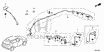 91533SYA003 - Electrical/Exhaust/Heater/Fuel: CLIP, CONNECTOR (10MM OFFSET) for Honda Image