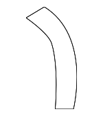 87313J9000 - Body: Seal End Piece for Hyundai: Kona, Kona Electric, Kona N Image