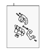 5510167D00 - Brakes: Caliper for Suzuki: Vitara Image