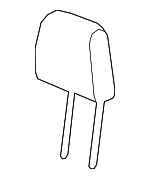 85146538 - Body: Headrest for Chevrolet: Traverse, Traverse Limited Image