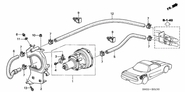 Air Pump for 2004 Acura NSX #0