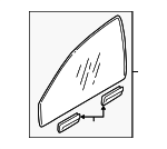 30779215 - : Door Glass for Volvo Image