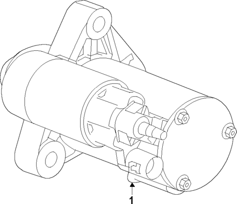 Starter for 2014 Chevrolet Corvette #1