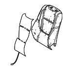 7901735010 - Body: Seat Back Pad for Toyota Image