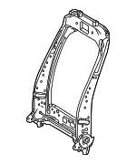 7101335130 - Body: Seat Back Frame for Toyota Image