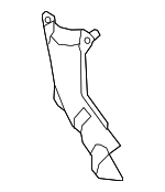 44651AG07A - Exhaust: Heat Shield for Subaru: Ascent, Legacy, Outback Image
