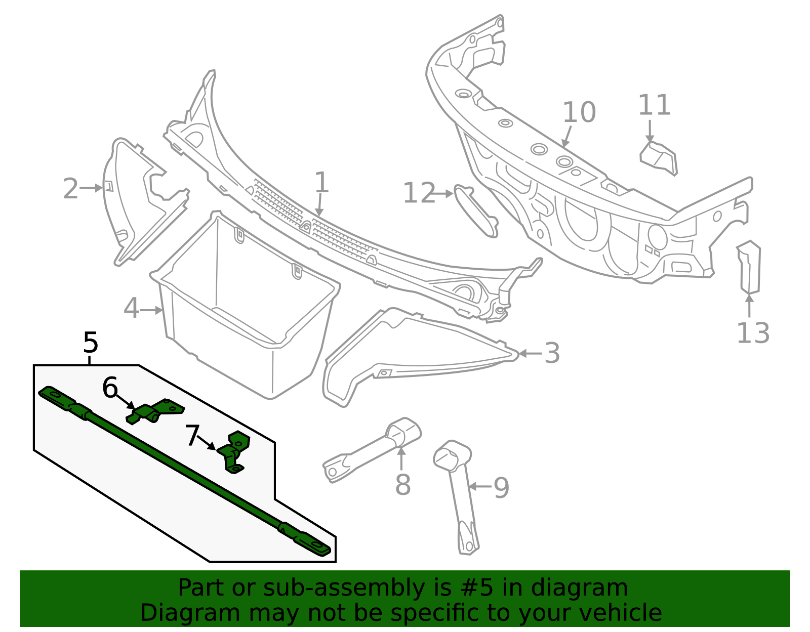 39206862916 - 2014-2017 BMW i3 Center Support (39-20-6-862-916) | BMW ...