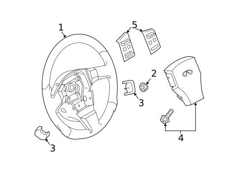 Steering Wheel & Trim for 2003 INFINITI G35 #0
