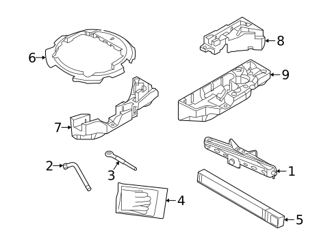 Jack & Components for 2019 Volvo XC90 #1