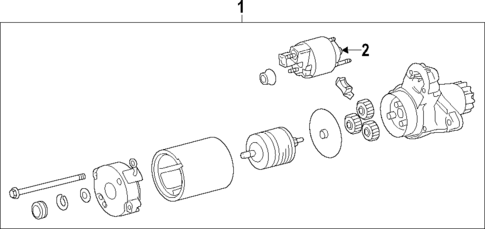 Starter for 2019 Lexus RX350 #0