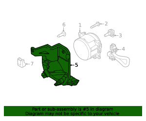 2011-2015 Ford Mount Bracket - Driver's Side (LH) BB5Z-15266-B ...