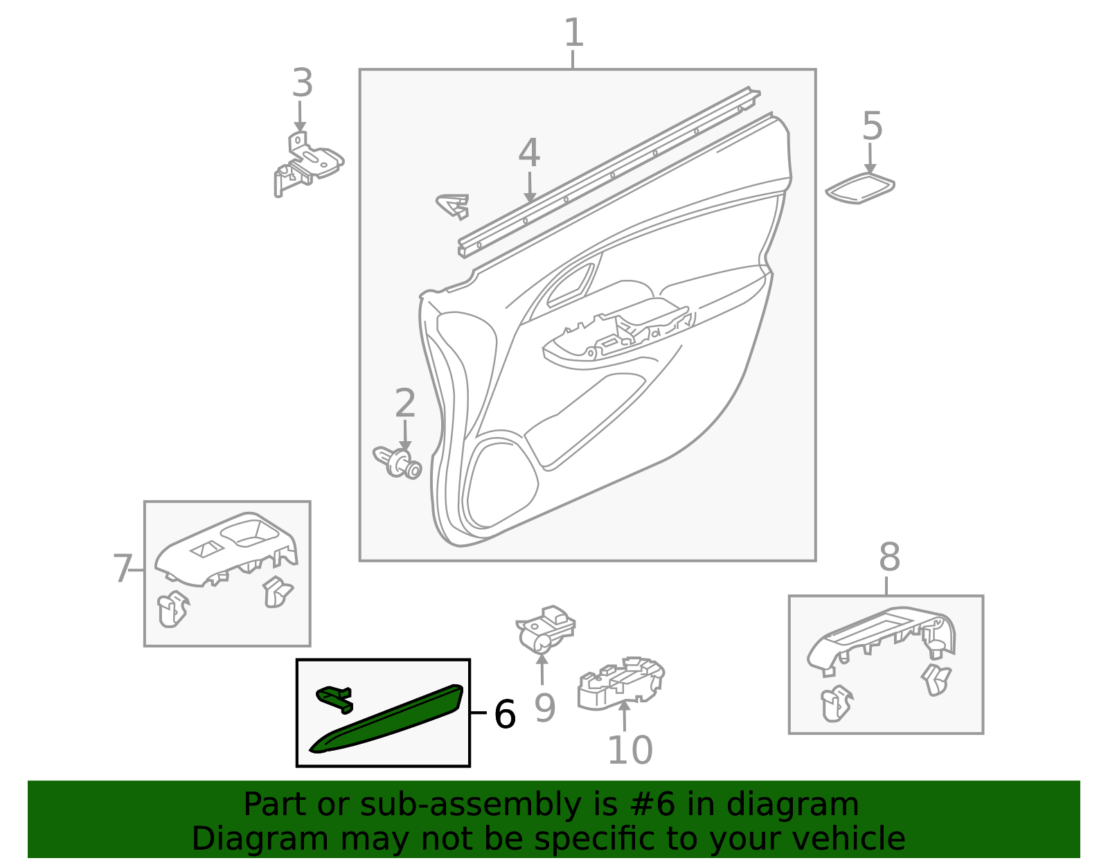 Genuine Door Panel Insert - Interior Restoration Component | AutoNation ...