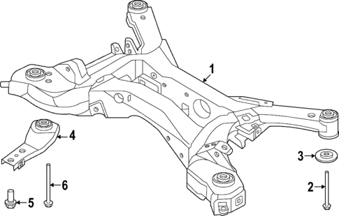 Suspension Mounting for 2023 Nissan ARIYA #1