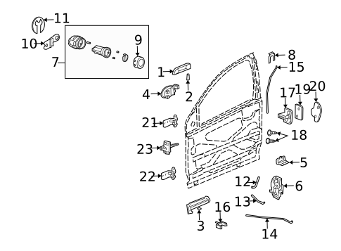 Door for 2006 Saturn Ion #0