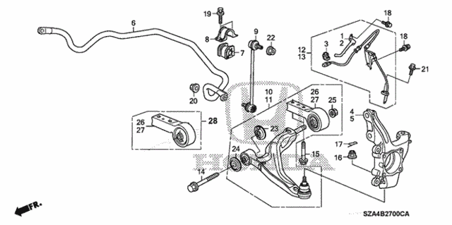 Front Knuckle for 2012 Honda Pilot #0