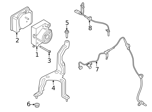 ABS Components for 2018 Ford Mustang #0