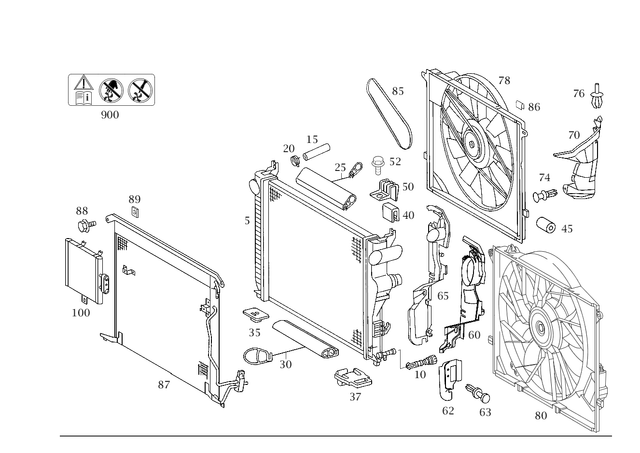 2205040246 - : Bracket for Mercedes-Benz Image
