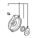 LF5018W25 - Electrical: Front Cover for Mazda: 3, 5 Image