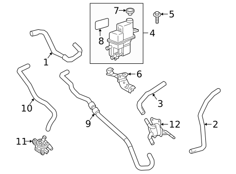 Inverter Cooling Components for 2025 Lexus ES300h #0