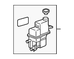 G910G06010 - Cooling System: Reservoir Tank for Lexus: ES250, ES300h Image