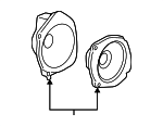 22699255 - Body: Front Dr Speaker for GM Image image