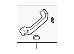 746100C082B0 - Body: Grip Handle for Toyota: Sequoia, Tundra Image