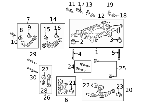 Rear Suspension for 2011 Buick LaCrosse #3
