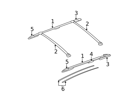 Luggage Carrier for 2006 Dodge Grand Caravan #0