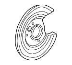 43254SDRA00 - Brakes: Brake Dust Shield for Honda: Accord Image