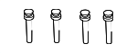 MD338624 - Ignition: Spark Plug Wire Set for Mopar Image