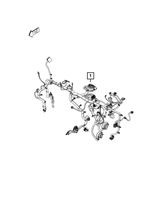68339532AE - Electrical: Instrument Panel Wiring for Mopar Image