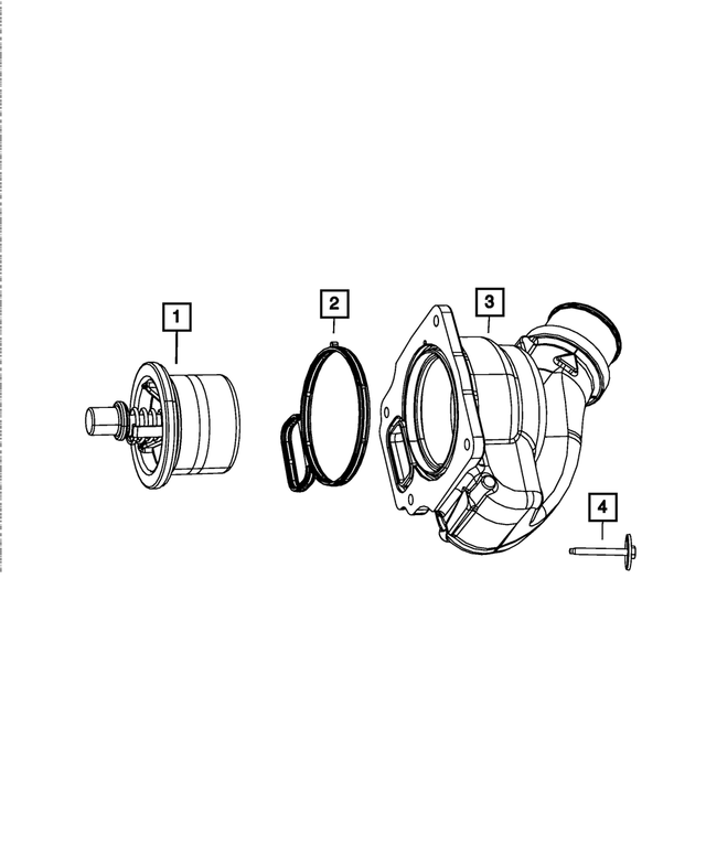 5037173AA - Cooling: Thermostat Gasket for Mopar Image